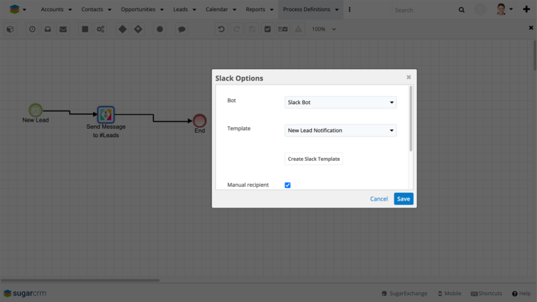 Collaborate Effortlessly graphic | Slack CRM Integration | SugarCRM