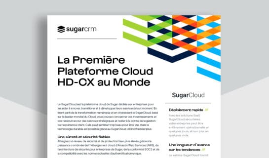 Présentation de SugarCloud