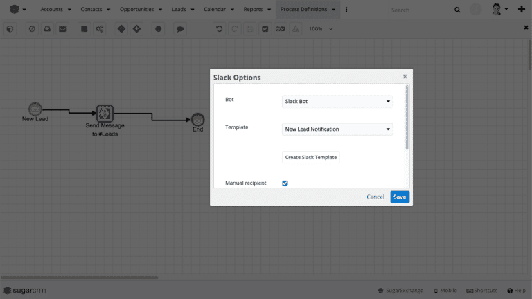 Collaborate Effortlessly graphic | Slack CRM Integration | SugarCRM