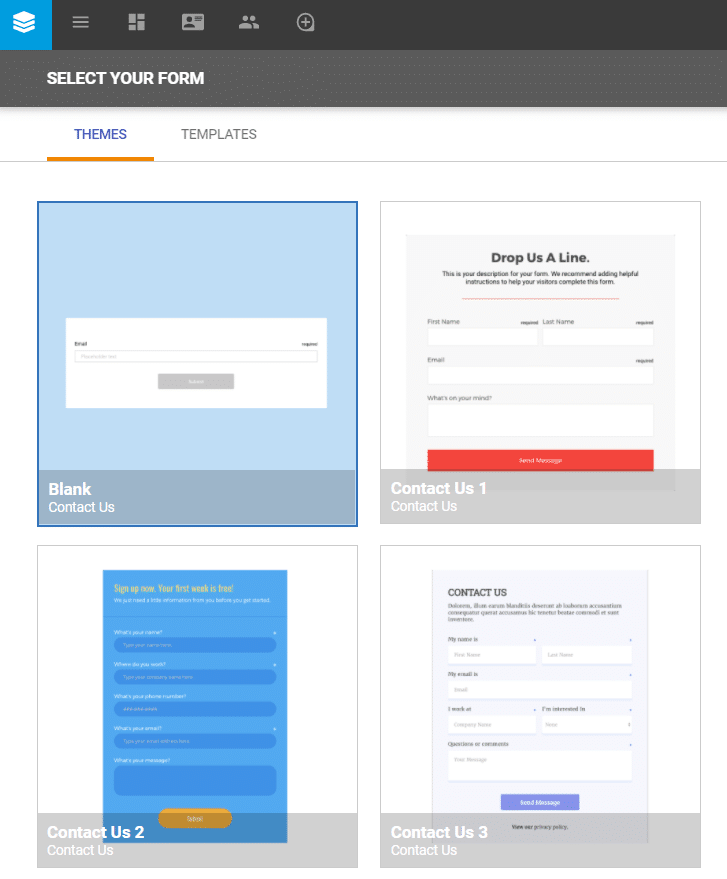 Sugar Market supports Web Form themes and templates, for easy migration.