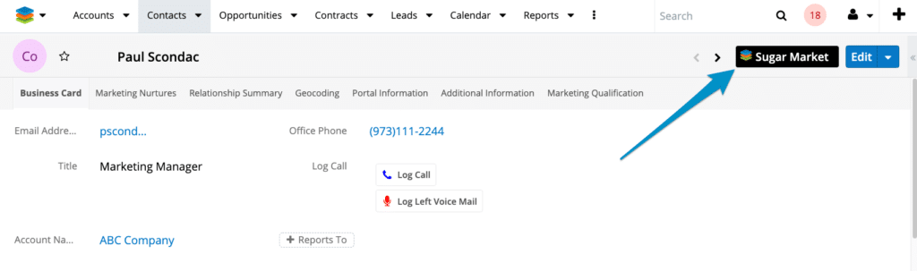 Sugar Market seamlessly integrates with Sugar Sell CRM.