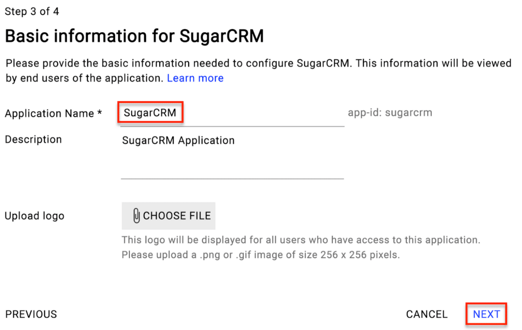 SugarCRM screenshot