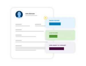 AI-driven by data can also filter, score and categorize leads based on preset preferences and even route those leads to the right workflows.