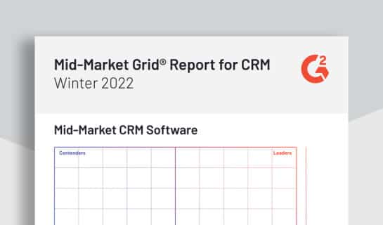 G2 Mid-Market Report for CRM