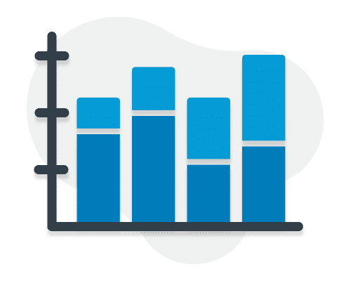 Get The Exact Reports You Need Graphic | CX Dashboards & Reports | SugarCRM