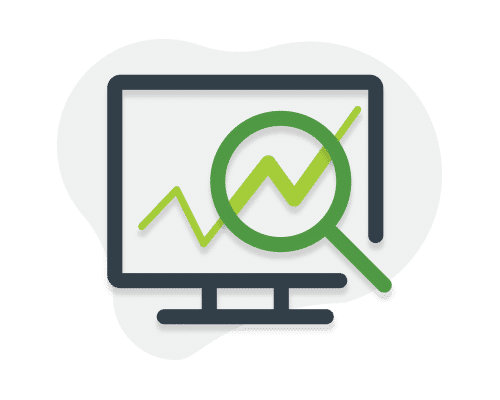 Manage and Monitor With Ease Graphic | CX Dashboards & Reports | SugarCRM