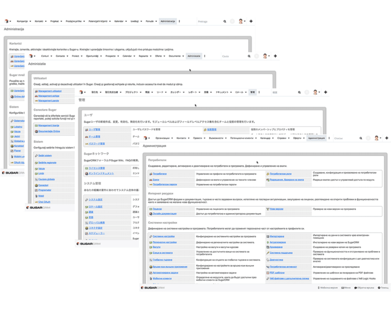 Multilingual & Multicurrency Graphic | SugarCRM