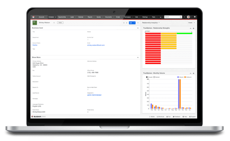 Relationship Analytics Software | CRM Features | SugarCRM