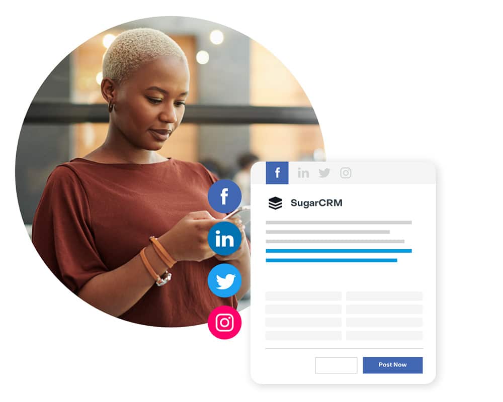 Master Social Media icon | Sugar Market | Marketing Automation Platform